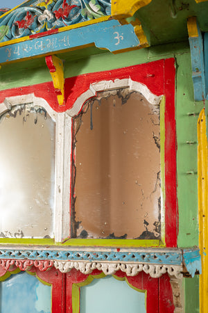 Colourful Indian Wooden Mandir