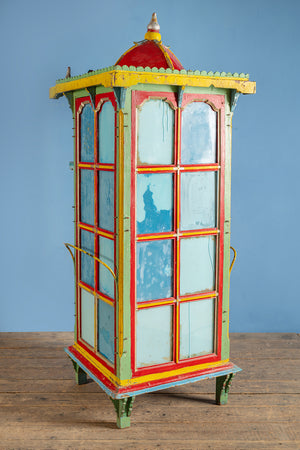 Colourful Indian Wooden Mandir