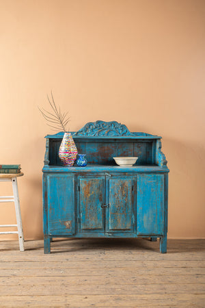 Vintage Light Blue Cupboard