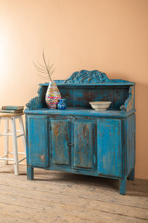 Vintage Light Blue Cupboard