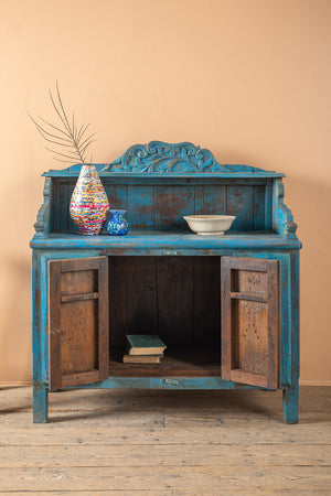 Vintage Light Blue Cupboard