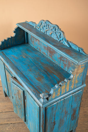 Vintage Light Blue Cupboard