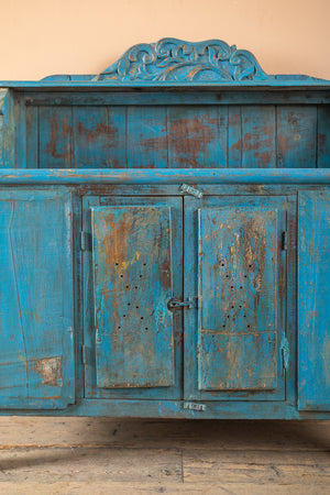 Vintage Light Blue Cupboard