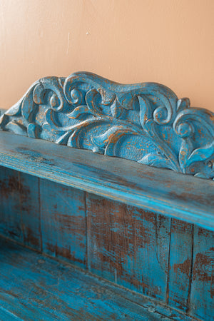 Vintage Light Blue Cupboard