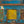 Vintage Blue & Yellow Dresser