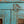 Light Blue Vintage Display Cabinet
