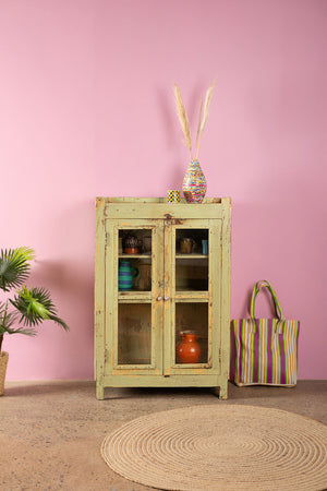 Pale Green Vintage Cabinet