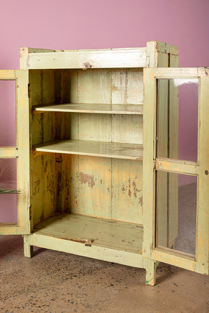 Pale Green Vintage Cabinet
