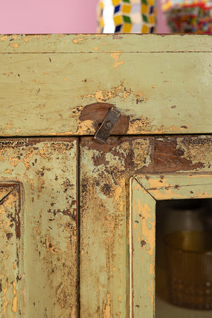 Pale Green Vintage Cabinet