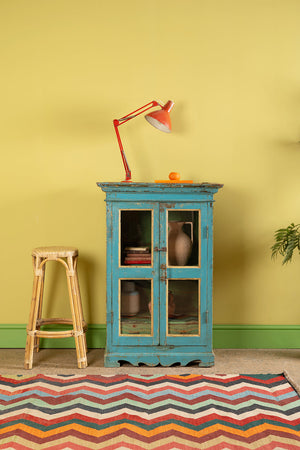 Vintage Light Blue Cabinet