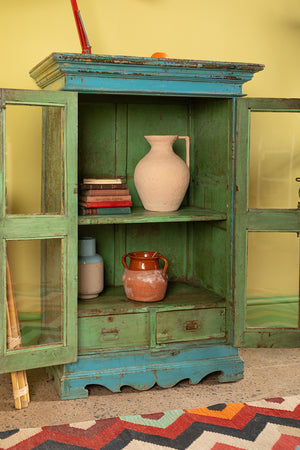 Vintage Light Blue Cabinet