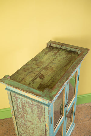 Vintage Light Blue Cabinet