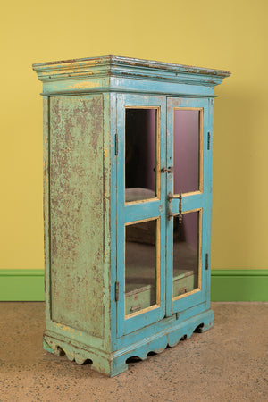 Vintage Light Blue Cabinet