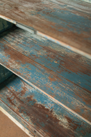 Vintage Blue & Green Cabinet