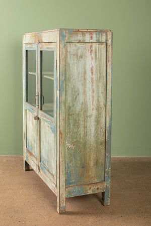 Vintage Blue & Green Cabinet