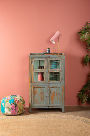 Slate Grey Vintage Cabinet