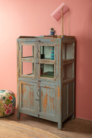 Slate Grey Vintage Cabinet