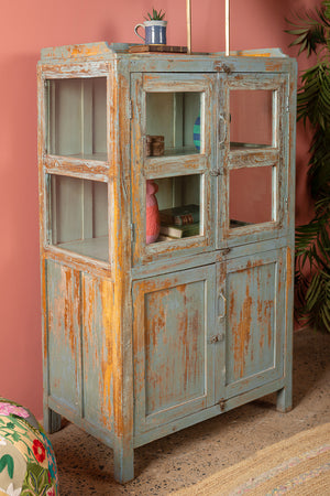 Slate Grey Vintage Cabinet