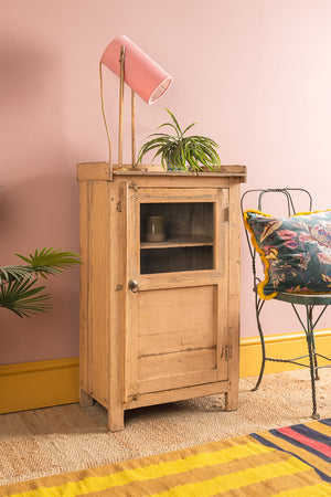 Cream Vintage Side Cabinet