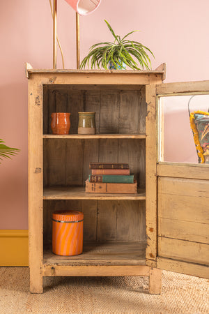 Cream Vintage Side Cabinet