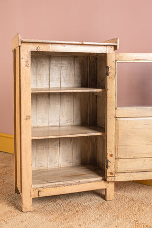 Cream Vintage Side Cabinet