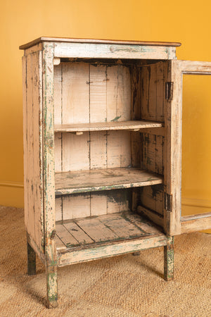 Vintage Cream Side Cabinet