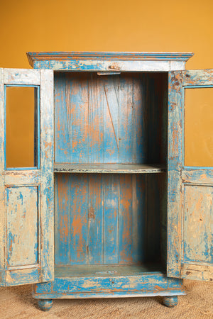 Vintage Blue & Cream Cabinet