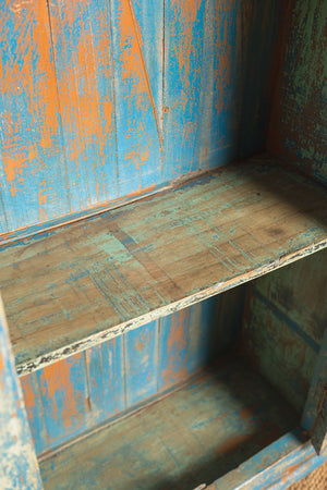 Vintage Blue & Cream Cabinet