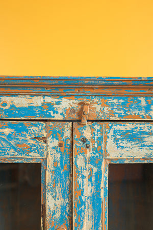 Vintage Blue & Cream Cabinet