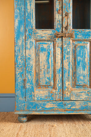 Vintage Blue & Cream Cabinet