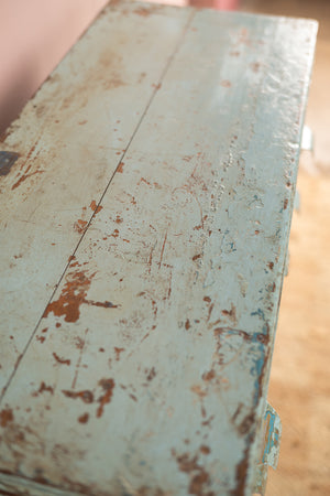 Light Blue Vintage Drawer Unit
