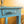 Light Blue Vintage Console Table