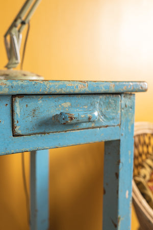 Light Blue Vintage Console Table