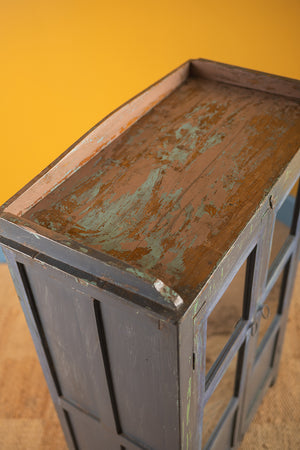 Vintage Dark Blue Cabinet