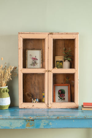 Cream Vintage Wall Showcase