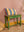 Bright Green Vintage Side Table