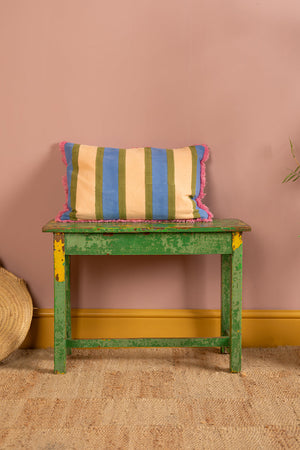 Bright Green Vintage Side Table