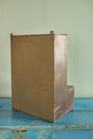 Vintage Metal Temple Side Cabinet
