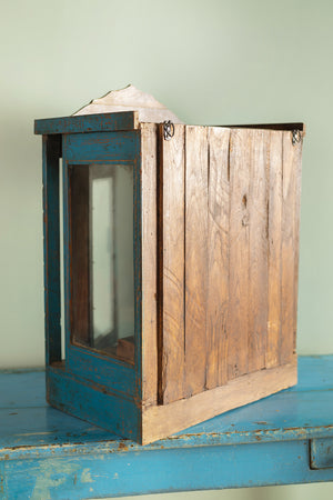 Vintage Blue Temple Display Case