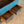 Vintage Blue Low Desk with Drawers