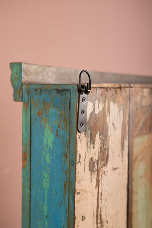 Vintage Blue Wall Showcase