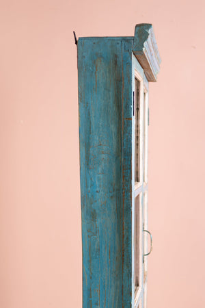 Vintage Blue Wall Showcase