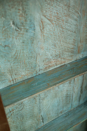 Vintage Blue Wall Showcase