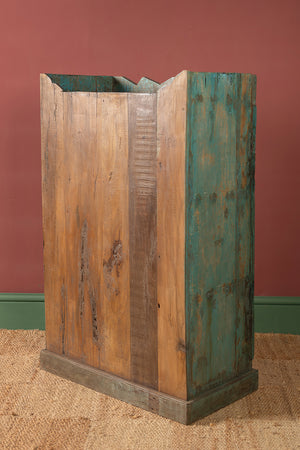 Vintage Blue Wooden Cabinet