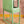 Light Green Vintage Display Cabinet