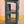 Dark Blue Vintage Wooden Display Cabinet