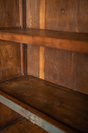 Vintage Slate Grey Wooden Cabinet