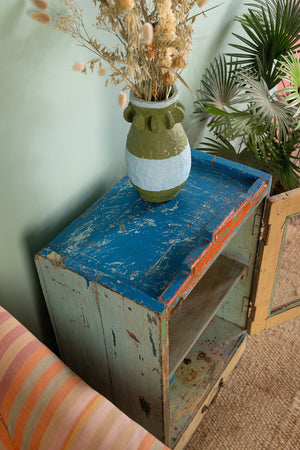 Colourful Vintage Side Cabinet