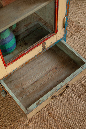 Colourful Vintage Side Cabinet