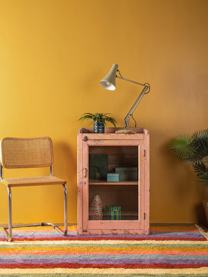 Vintage Pale Pink Side Cabinet